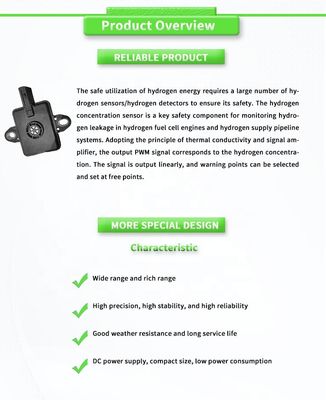 UNIVO UBHL-PY Fuel Vehicle Sensor Durable and Fast PWM Signal Concentration Detection