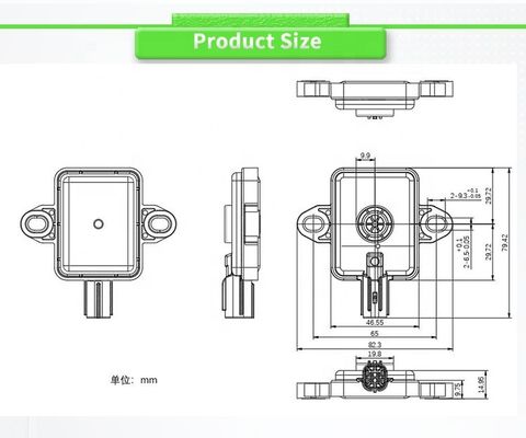 UNIVO UBHL-PY Fuel Vehicle Sensor Durable and Fast PWM Signal Concentration Detection