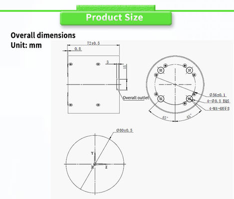 UBTU300Y Navigation Inertial Attitude/Azimuth Reference System with RS422 Output Form