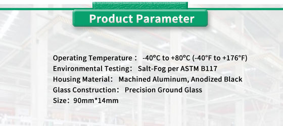 Anodized Black Aluminum Inclinometer for Precise Slope Leveling and Angle Measurement