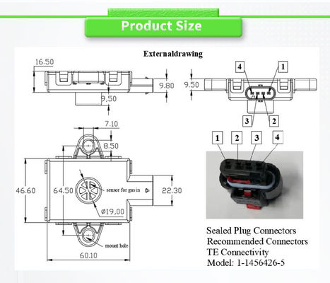 ODM Customized UBHL-MY Hydrogen Concentration Sensor For Fuel Vehicle Detection