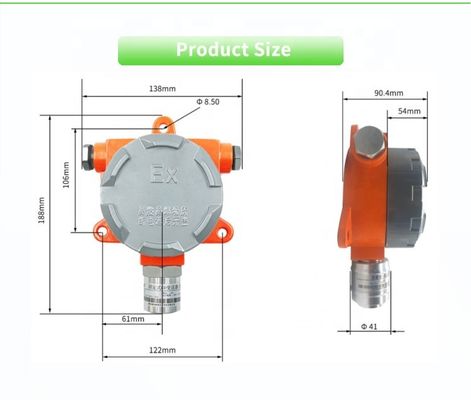 UNIVO UBGA-WAC01Y RS485 Explosion-proof CO2 Gas Sensor for Concentration Measurement