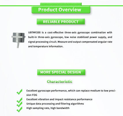 Stable Attitude FOG Navigation System UBTMY200Y Antenna For Precise Navigation